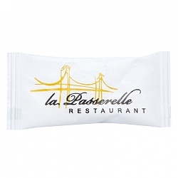 Coussinet de Sucre Blanc Bio 4g personnalisé LA PASSERELLE Coussinet de Sucre Blanc Bio 4g personnalisé LA PASSERELLE