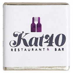 Chocolat Napolitain au Lait 4g personnalisé KAT40 Chocolat Napolitain au Lait 4g personnalisé KAT40